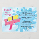 Zoek naar pistool uitnodigingen Water pistool party