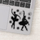 Zoek naar ballet dans stickers Silhouet