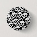 Zoek naar menselijk skelet buttons Griezelig