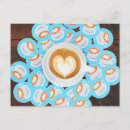 Zoek naar koffiebonen briefkaarten Cafe