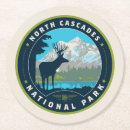 Zoek naar national park onderzetters Klassieke vintage