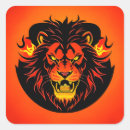 Zoek naar vlammen stickers Leeuw