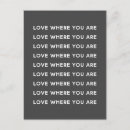 Zoek naar positieve woorden briefkaarten Zwart wit