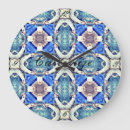 Zoek naar blauwe mandala klokken Uniek