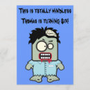 Zoek naar zombies uitnodigingen Elk persoon