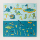 Zoek naar draak cartoon puzzels Dinosaurus