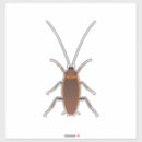 Zoek naar kakkerlakken stickers Bug