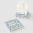 Zoek naar beach onderzetters Blauw en wit