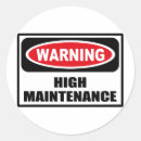 Zoek naar onderhouds stickers Waarschuwingsteken