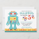 Zoek naar robots uitnodigingen Jongen