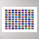 Zoek naar kleurrijke olifanten posters Dieren