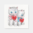 Zoek naar vintage katten servetten Liefde