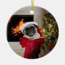Zoek naar pug ornamenten Kerstmis