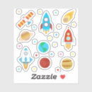 Zoek naar raket stickers Planeet