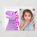 Zoek naar pink dino uitnodigingen Dinosaurus
