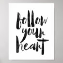 Zoek naar volg uw hart posters Voor iedereen