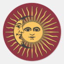 Zoek naar maan gezicht stickers Vintage