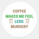 Zoek naar grappige koffie stickers Elk persoon