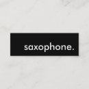 Zoek naar saxofoon speler visitekaartjes Saxofone