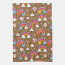 Zoek naar achtergrond keuken handdoeken Cartoon