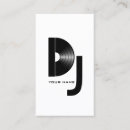 Zoek naar vinyl record visitekaartjes Muziek