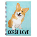Zoek naar leuke hond notitieboeken Pembroke welsh corgi