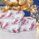 Zoek naar ijs schaatsen cadeaupapier Roze