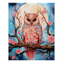 Zoek naar roze uilen posters Vogel