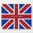 Zoek naar union jack vlag muismatten Rood