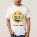 Zoek naar ogen en mond tshirts Geel