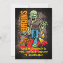 Zoek naar zombie halloween uitnodigingen Elk persoon