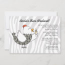 Zoek naar zebra bachelorette party uitnodigingen Schattig