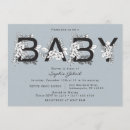 Zoek naar blue floral babyshower uitnodigingen Aanstaande moeder