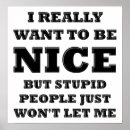 Zoek naar stomme mensen posters Gemeen