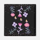 Zoek naar bloemen magneten Vlinder