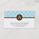 Zoek naar polka dot design visitekaartjes Schattig