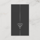 Zoek naar wifi visitekaartjes Computer