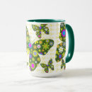 Zoek naar groene vlinder mokken Elk persoon