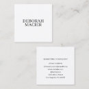 Zoek naar gegevens visitekaartjes Minimalistisch