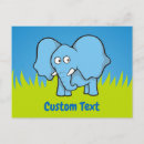 Zoek naar elephant briefkaarten Blauw
