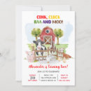 Zoek naar koe patroon uitnodigingen Meisje