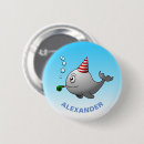 Zoek naar walvis buttons Schattig