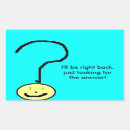 Zoek naar grappige rechthoekige stickers Geel