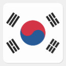 Zoek naar koreaanse stickers Zuid koreaanse vlag