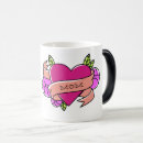 Zoek naar hart bloemen mokken Aangepaste naam