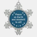 Zoek naar vrede ornamenten Minimalistisch