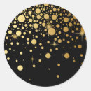 Zoek naar zwarte stippen stickers Goud