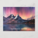 Zoek naar aurora borealis briefkaarten Illustratie