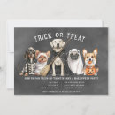 Zoek naar honden posters halloween uitnodigingen Snoep of een poets