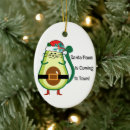 Zoek naar avocado ornamenten Santa